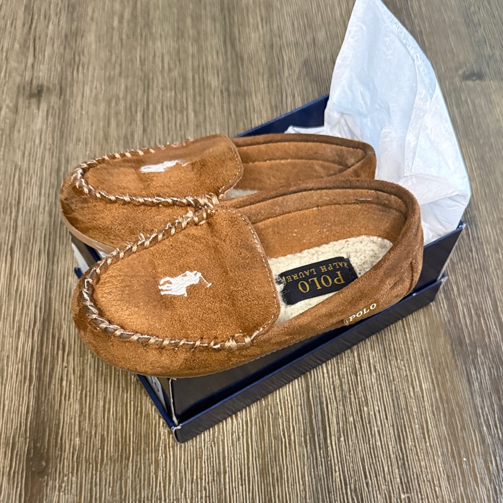Polo by Ralph Lauren Tan Suede Loafers - Picture 2 of 5
